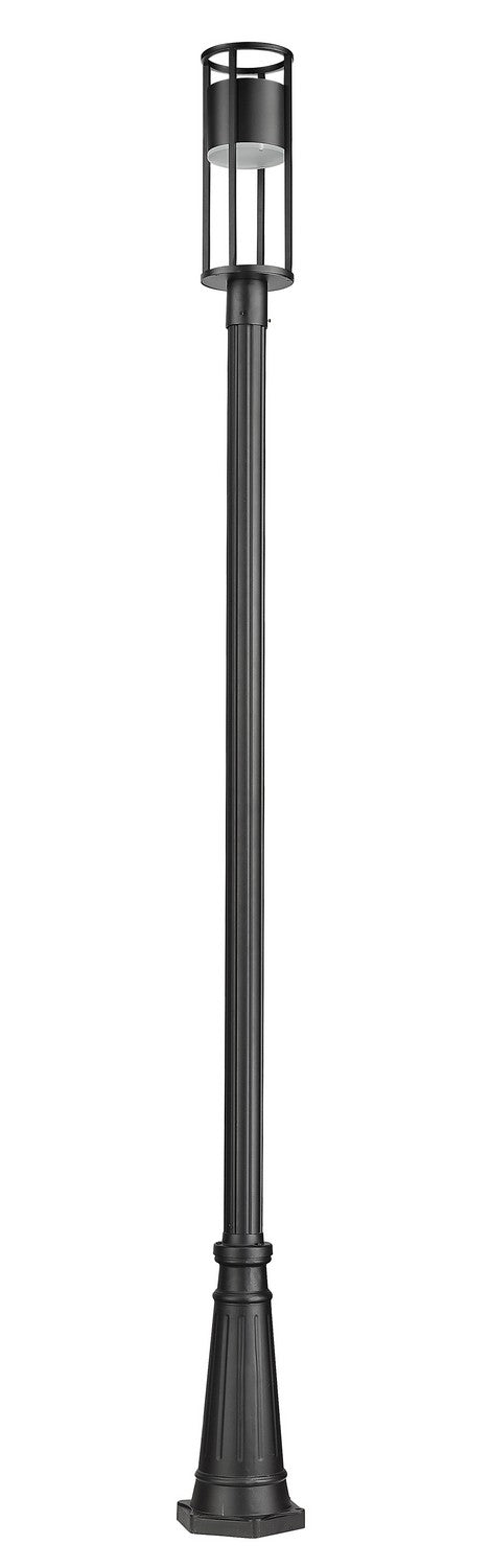 Z-Lite - 517PHM-519P-BK-LED - LED Outdoor Post Moun Fixture - Luca - Black
