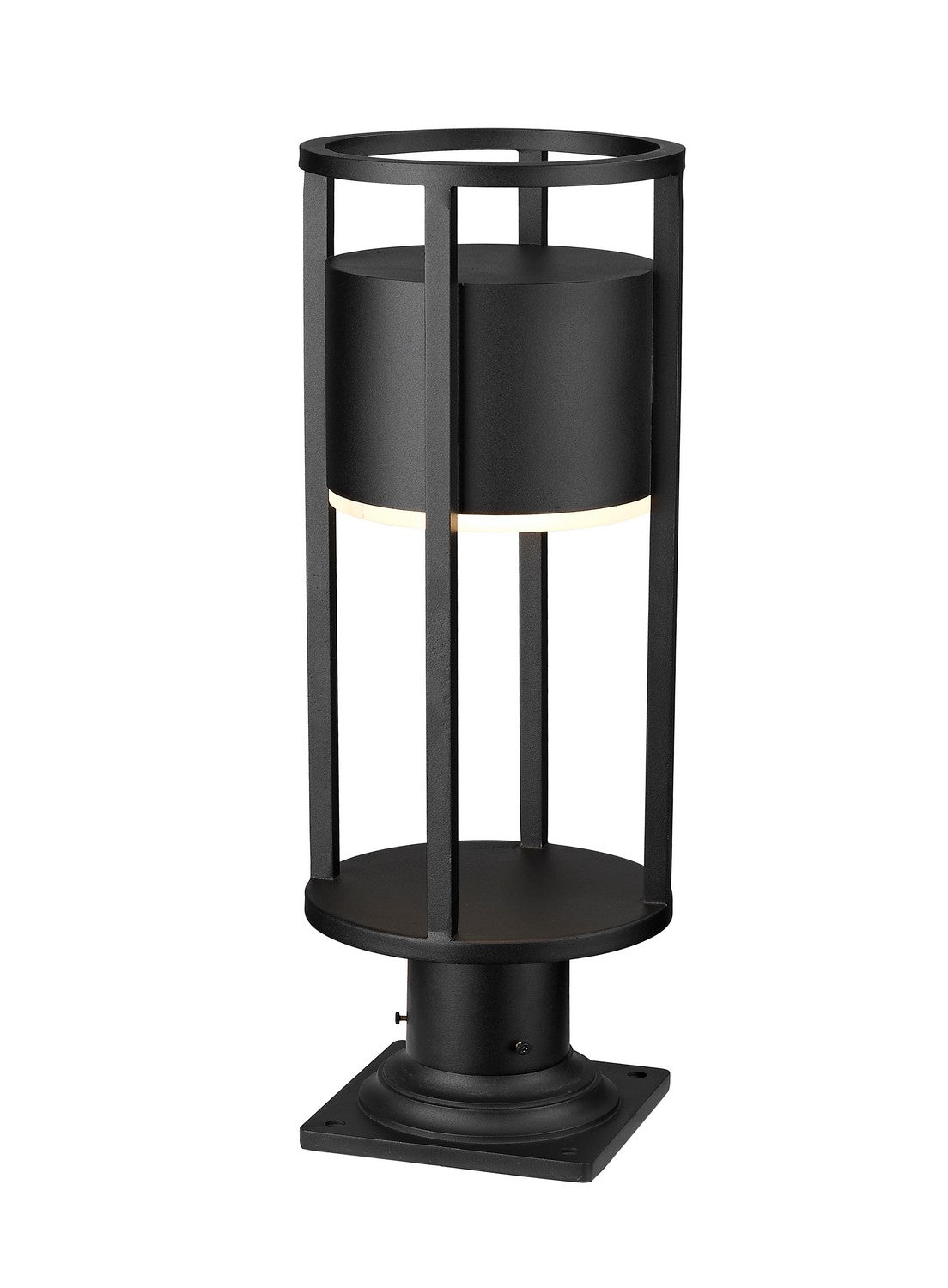 Z-Lite - 517PHM-533PM-BK-LED - LED Outdoor Pier Mounted Fixture - Luca - Black
