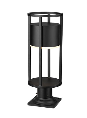 Z-Lite - 517PHM-533PM-BK-LED - LED Outdoor Pier Mounted Fixture - Luca - Black