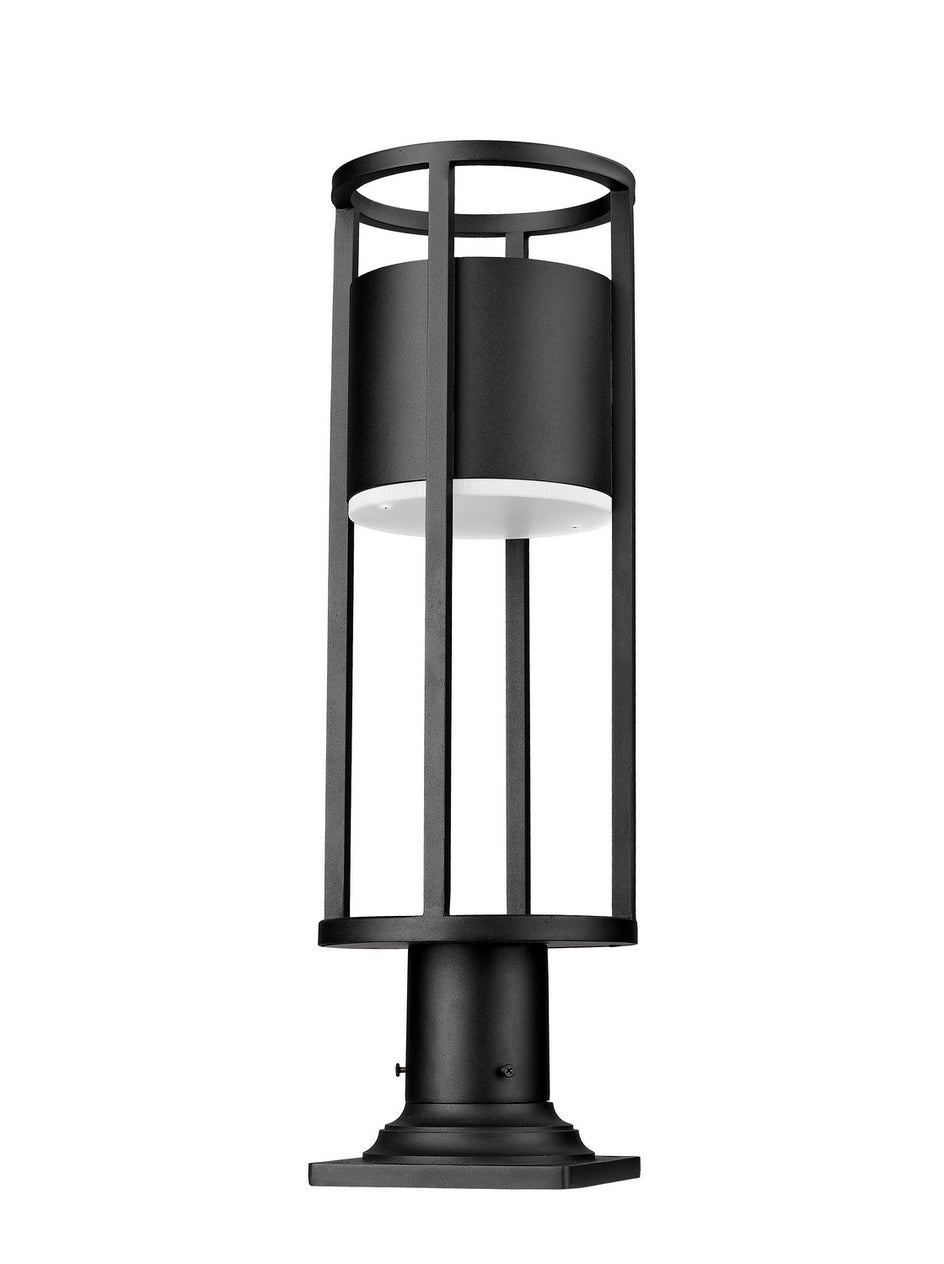 Z-Lite - 517PHM-533PM-BK-LED - LED Outdoor Pier Mount - Luca - Black