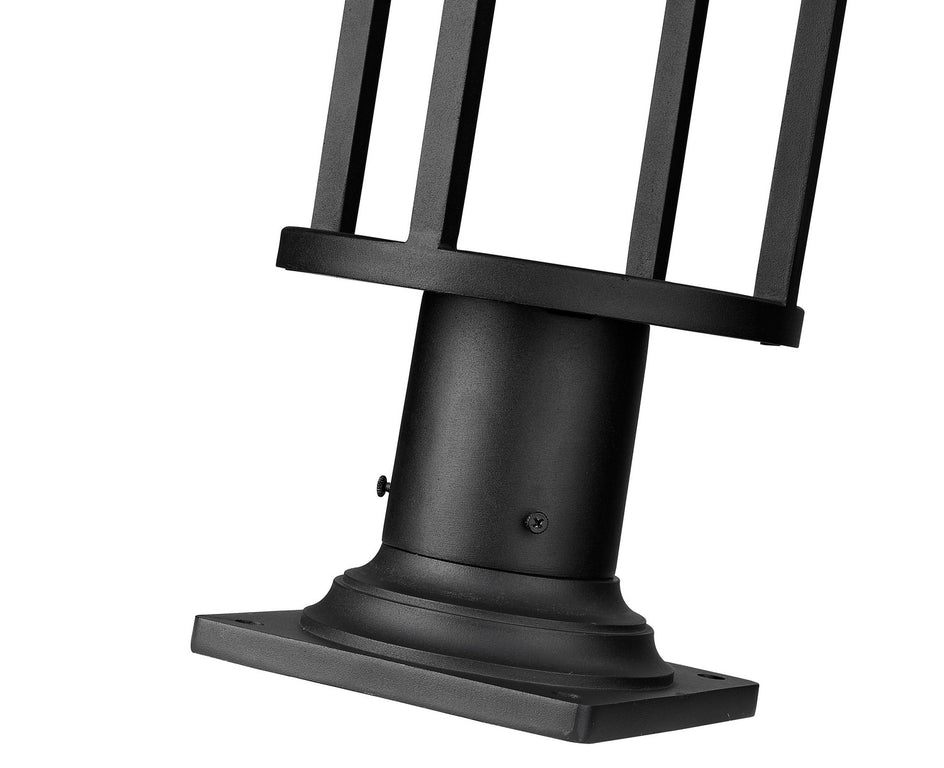 Z-Lite - 517PHM-533PM-BK-LED - LED Outdoor Pier Mount - Luca - Black