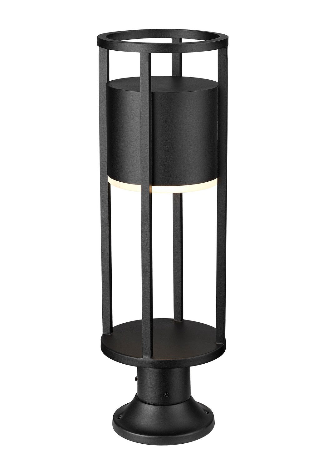Z-Lite - 517PHM-553PM-BK-LED - LED Outdoor Pier Mounted Fixture - Luca - Black