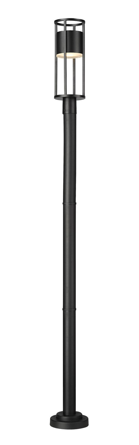 Z-Lite - 517PHM-567P-BK-LED - LED Outdoor Post Moun Fixture - Luca - Black
