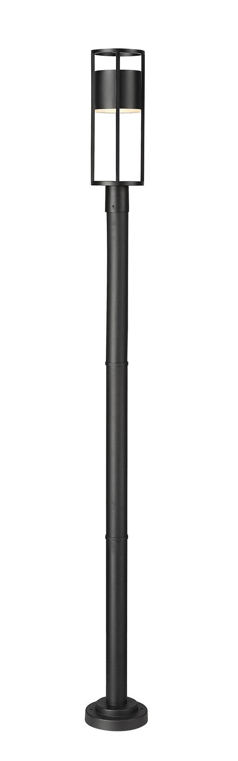Z-Lite - 517PHM-567P-BK-LED - LED Outdoor Post Moun Fixture - Luca - Black