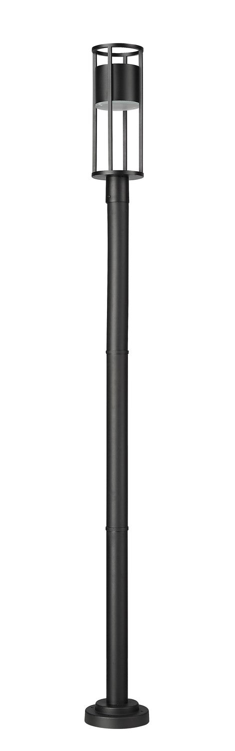 Z-Lite - 517PHM-567P-BK-LED - LED Outdoor Post Moun Fixture - Luca - Black