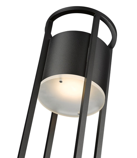 Z-Lite - 517PHM-567P-BK-LED - LED Outdoor Post Moun Fixture - Luca - Black