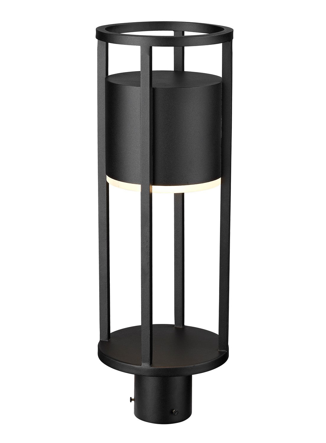 Z-Lite - 517PHM-BK-LED - LED Outdoor Post Moun Fixture - Luca - Black