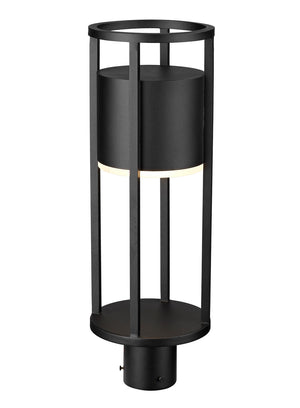 Z-Lite - 517PHM-BK-LED - LED Outdoor Post Moun Fixture - Luca - Black