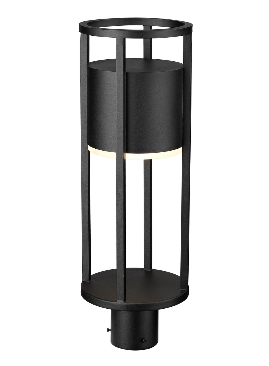 Z-Lite - 517PHM-BK-LED - LED Outdoor Post Moun Fixture - Luca - Black
