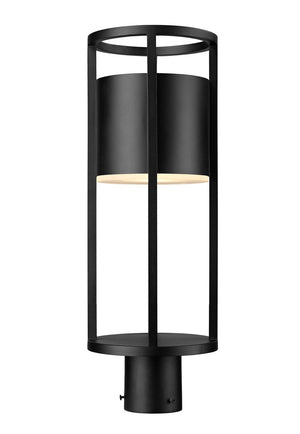 Z-Lite - 517PHM-BK-LED - LED Outdoor Post Moun Fixture - Luca - Black