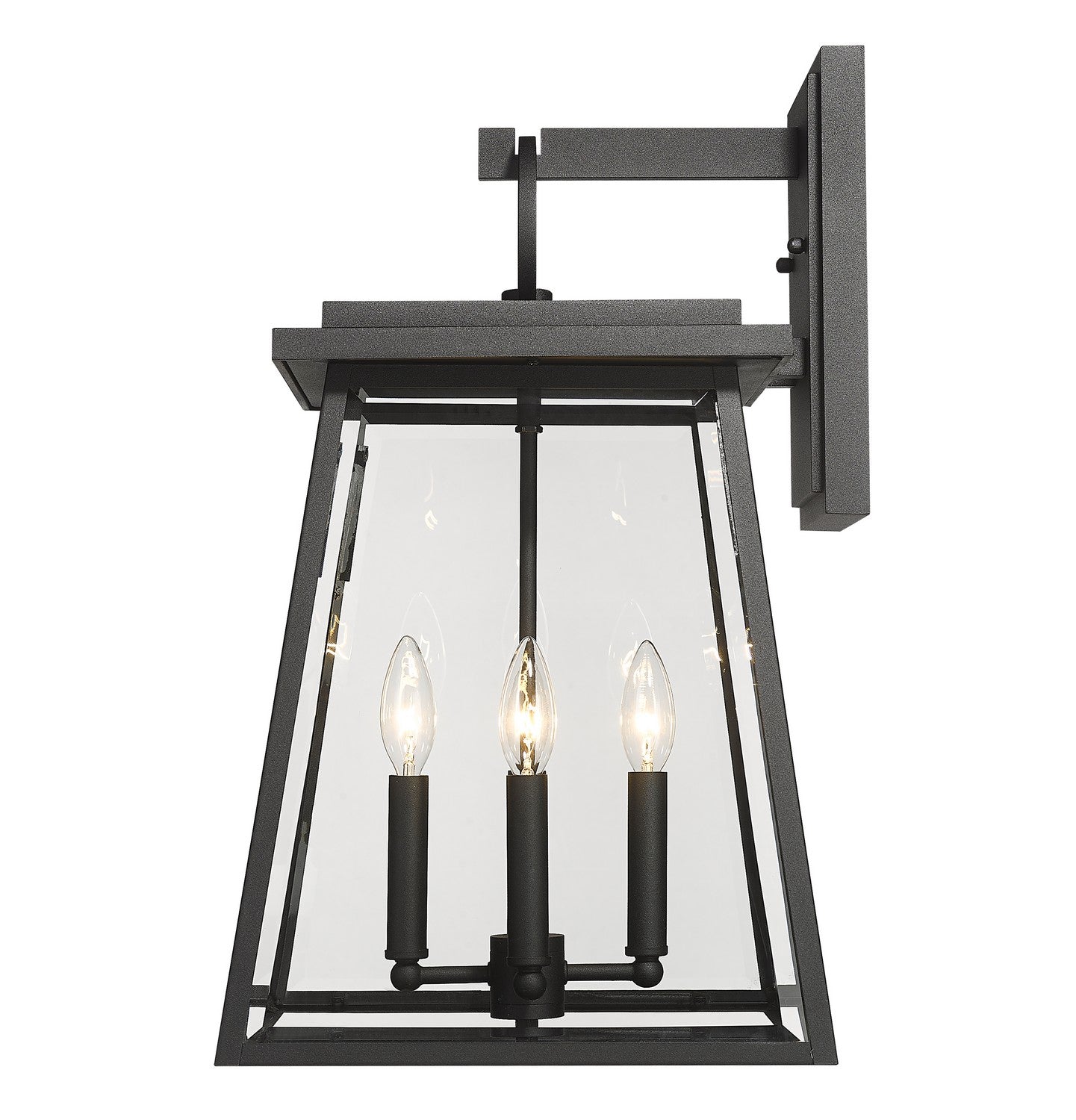 Z-Lite - 521B-BK - Four Light Outdoor Wall Light - Broughton - Black