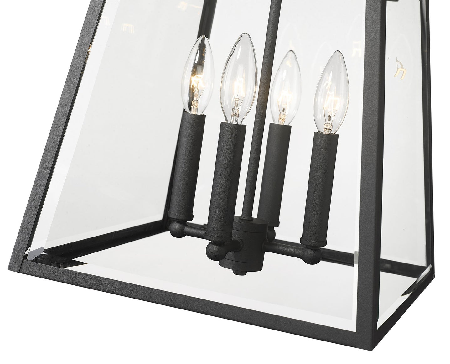 Z-Lite - 521B-BK - Four Light Outdoor Wall Light - Broughton - Black