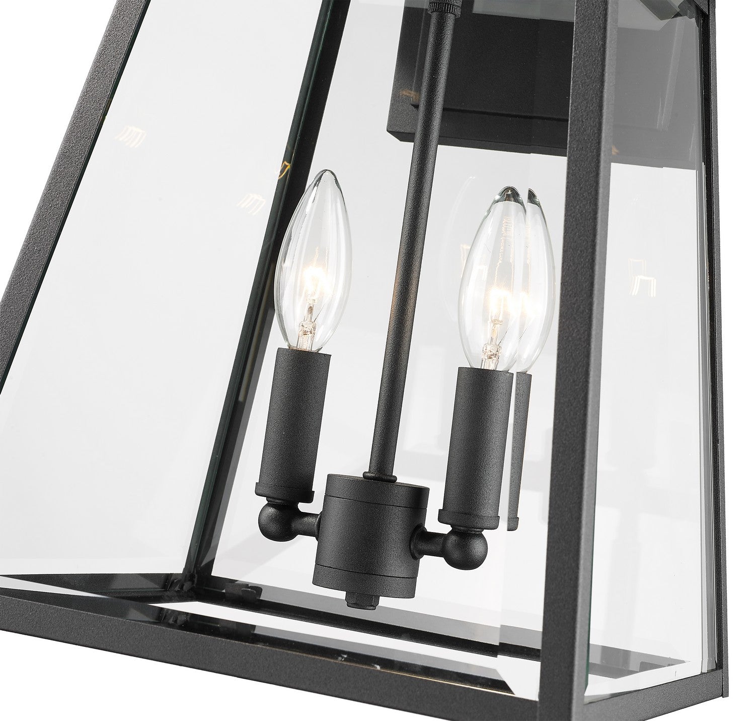 Z-Lite - 521M-BK - Two Light Outdoor Wall Sconce - Broughton - Black