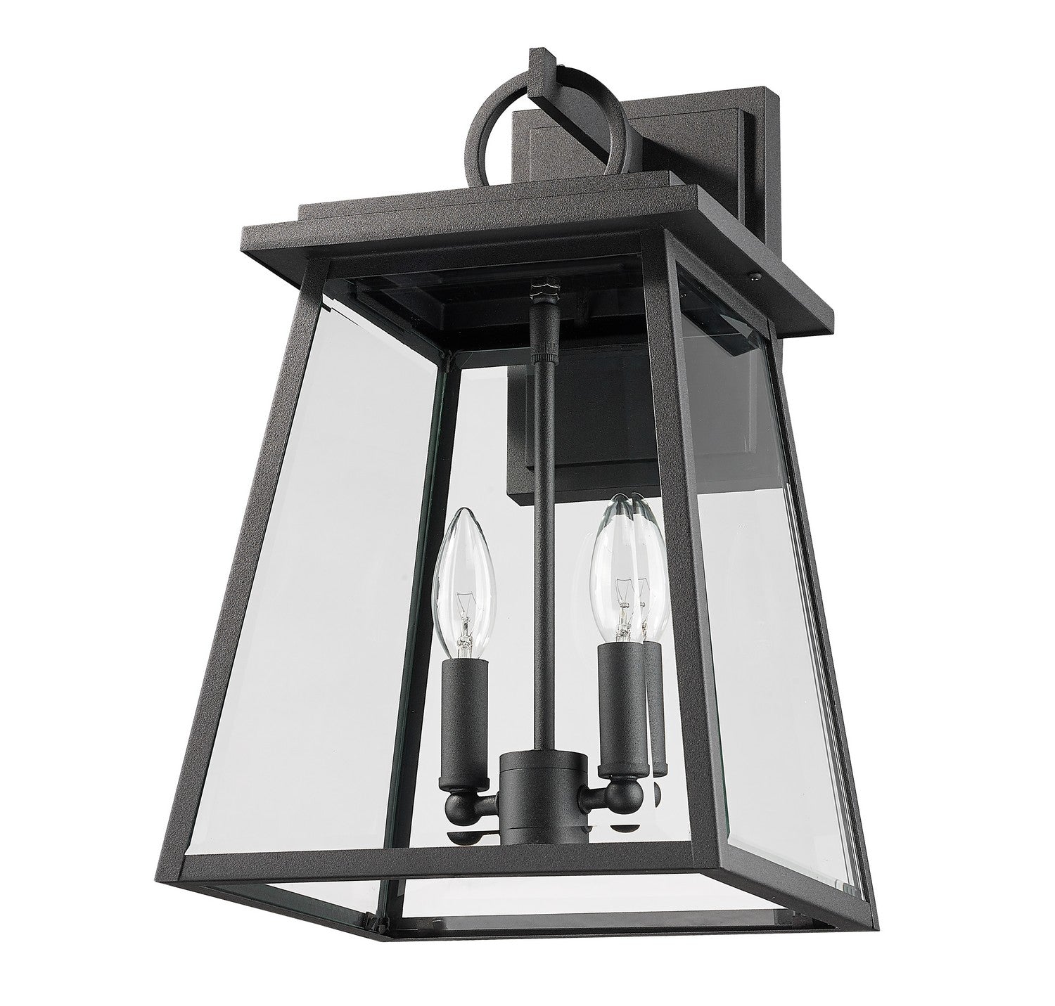 Z-Lite - 521M-BK - Two Light Outdoor Wall Sconce - Broughton - Black