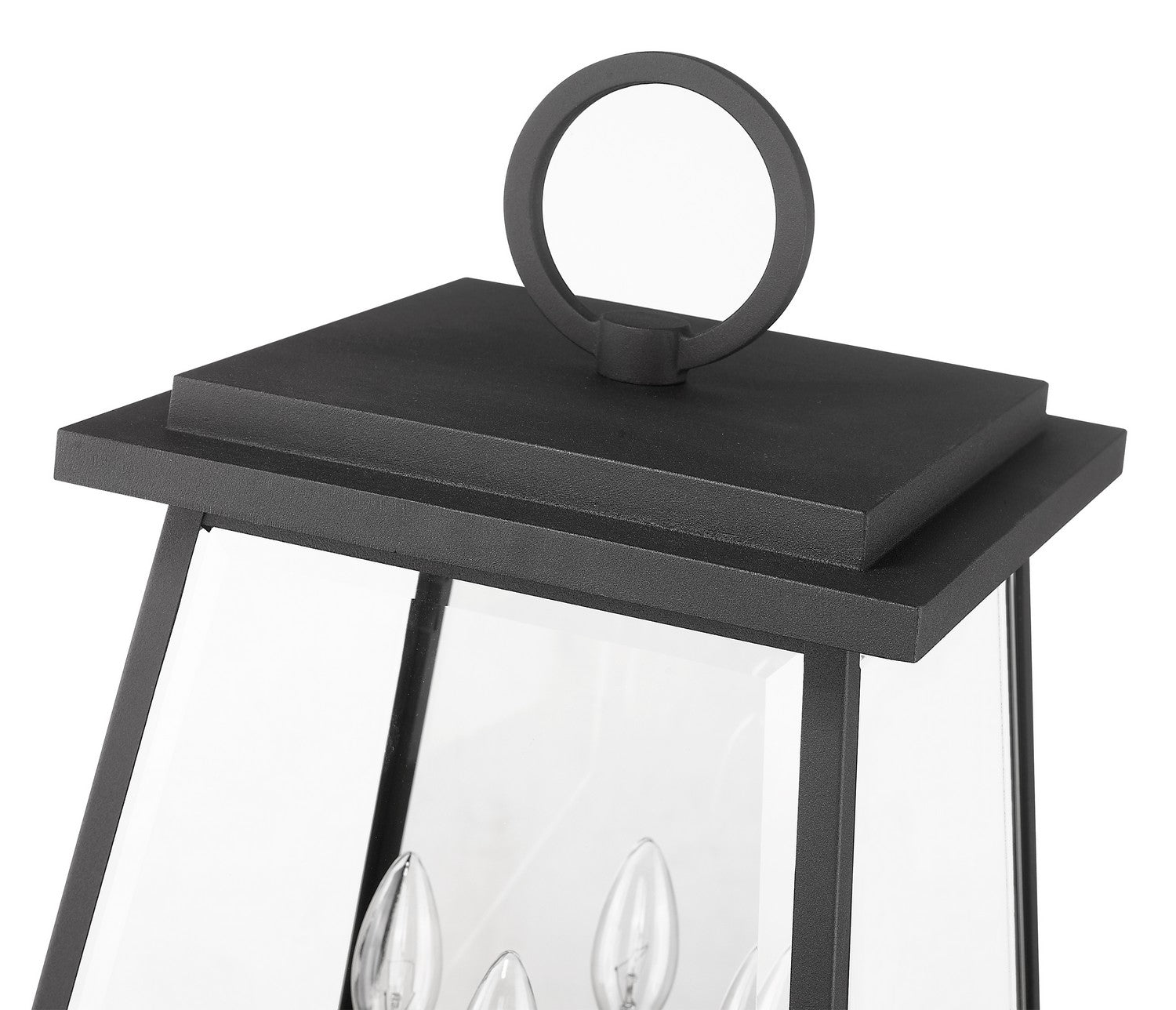 Z-Lite - 521PHBR-BK - Four Light Outdoor Post Mount Fixture - Broughton - Black