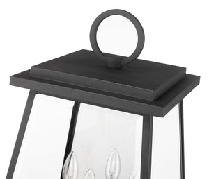 Z-Lite - 521PHBR-BK - Four Light Outdoor Post Mount Fixture - Broughton - Black