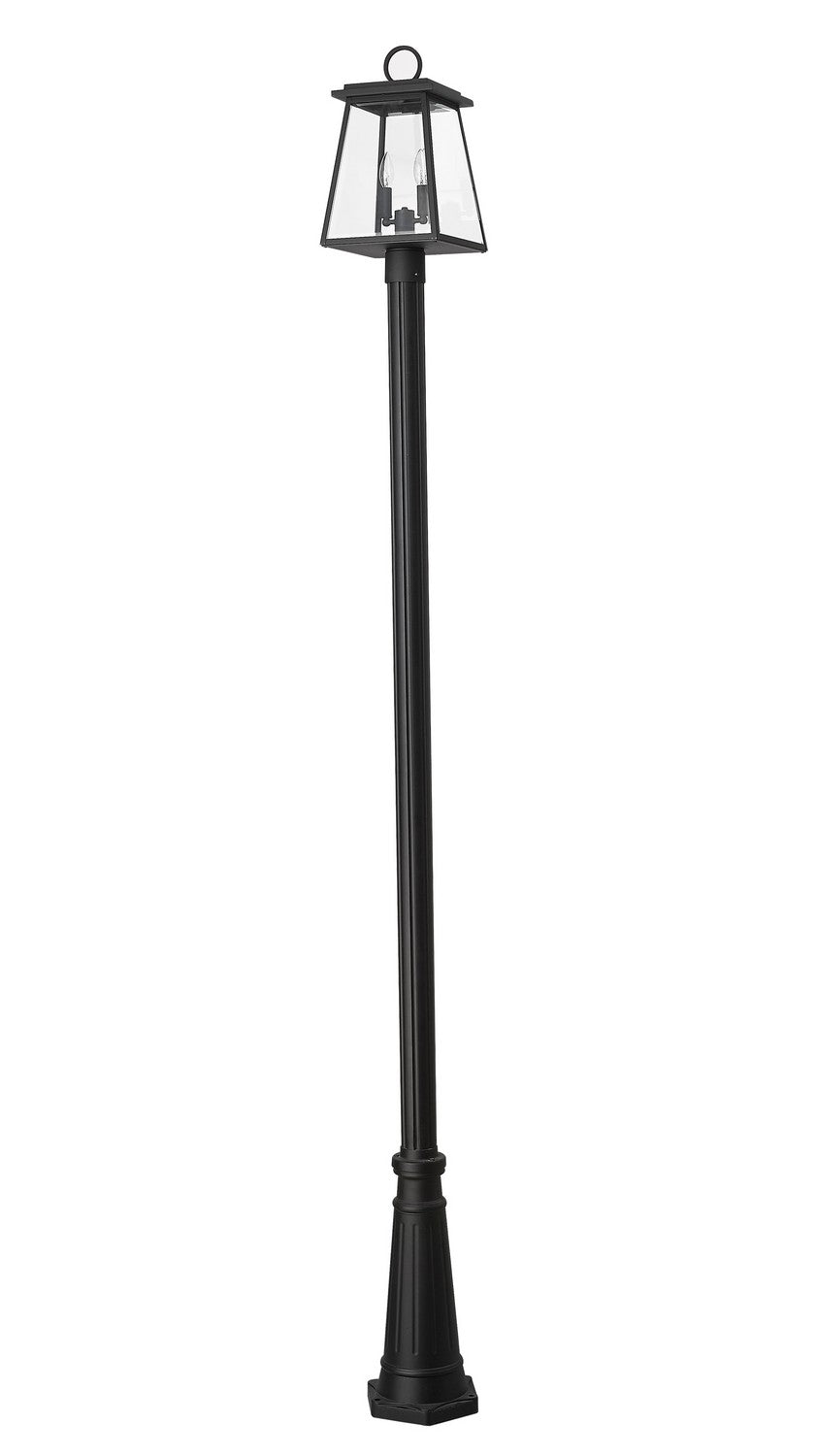 Z-Lite - 521PHMR-519P-BK - Two Light Outdoor Post Mounted Fixture - Broughton - Black