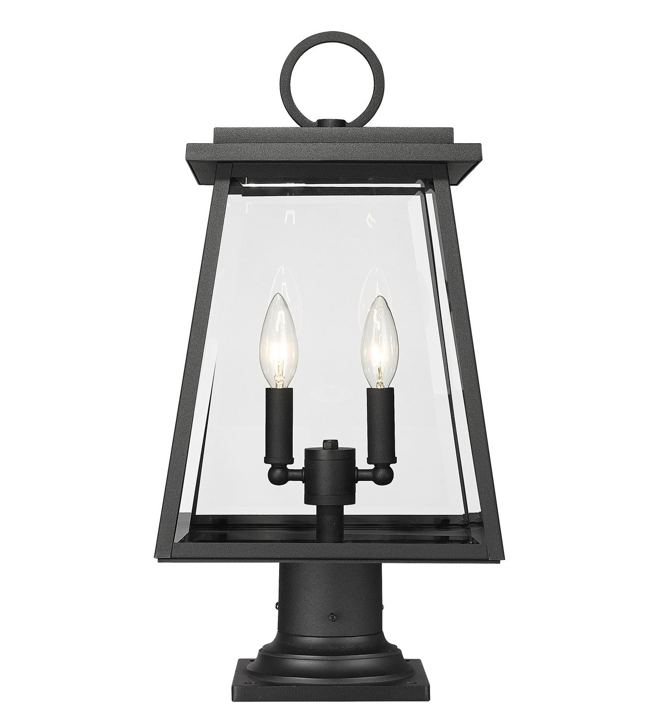 Z-Lite - 521PHMR-533PM-BK - Two Light Outdoor Pier Mount - Broughton - Black