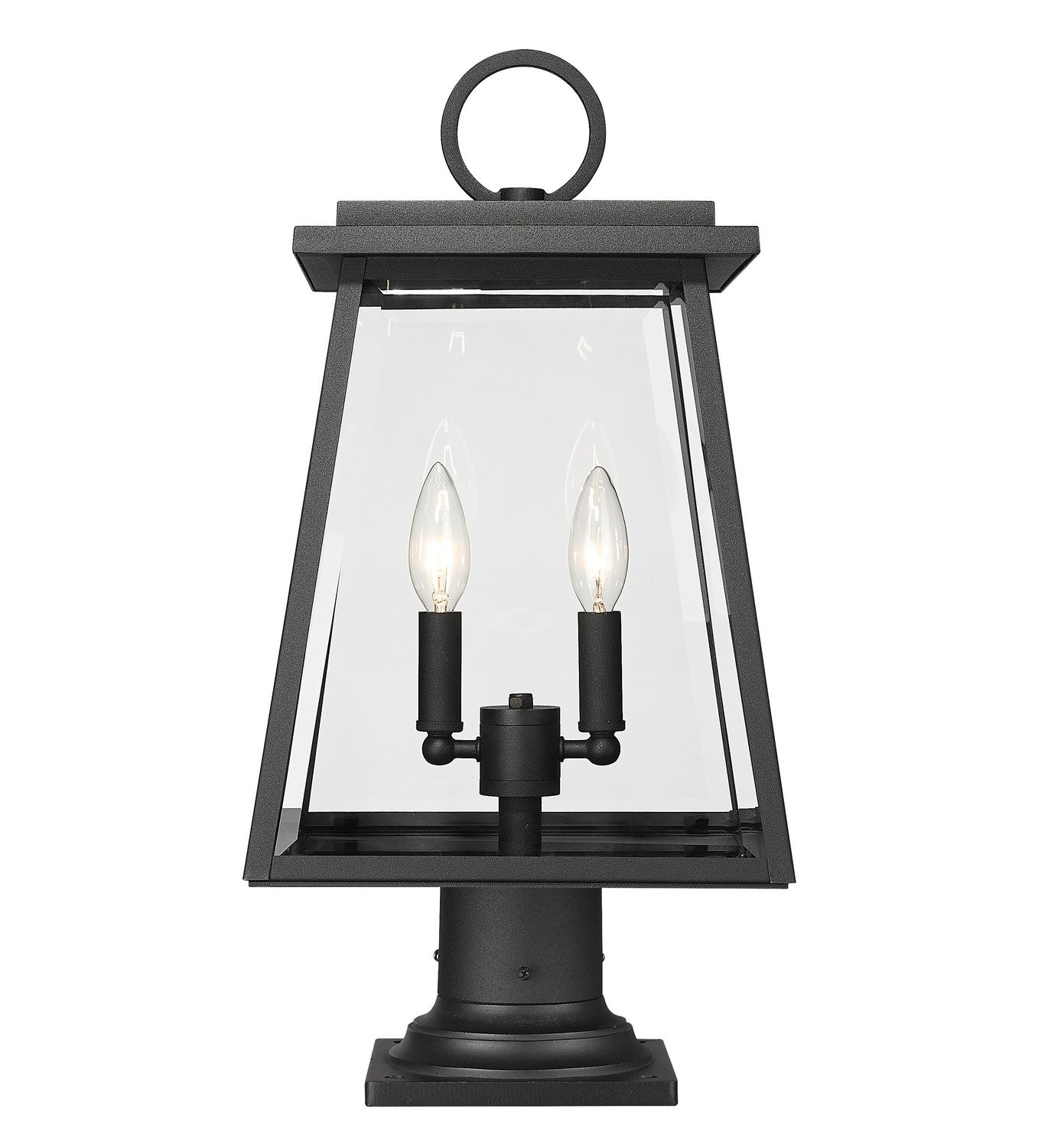 Z-Lite - 521PHMR-533PM-BK - Two Light Outdoor Pier Mounted Fixture - Broughton - Black