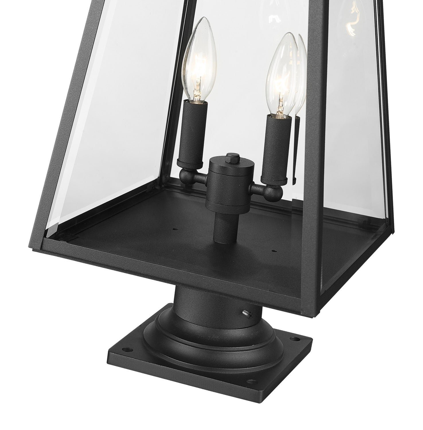 Z-Lite - 521PHMR-533PM-BK - Two Light Outdoor Pier Mounted Fixture - Broughton - Black