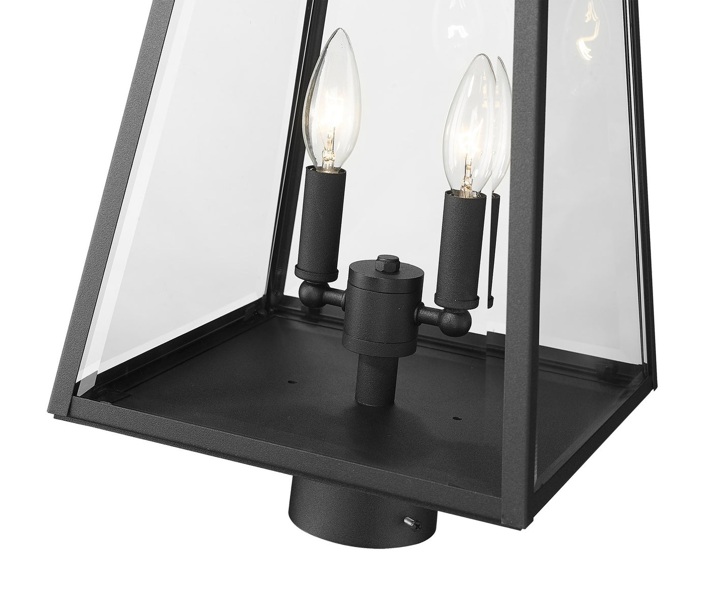 Z-Lite - 521PHMR-BK - Two Light Outdoor Post Mount Fixture - Broughton - Black
