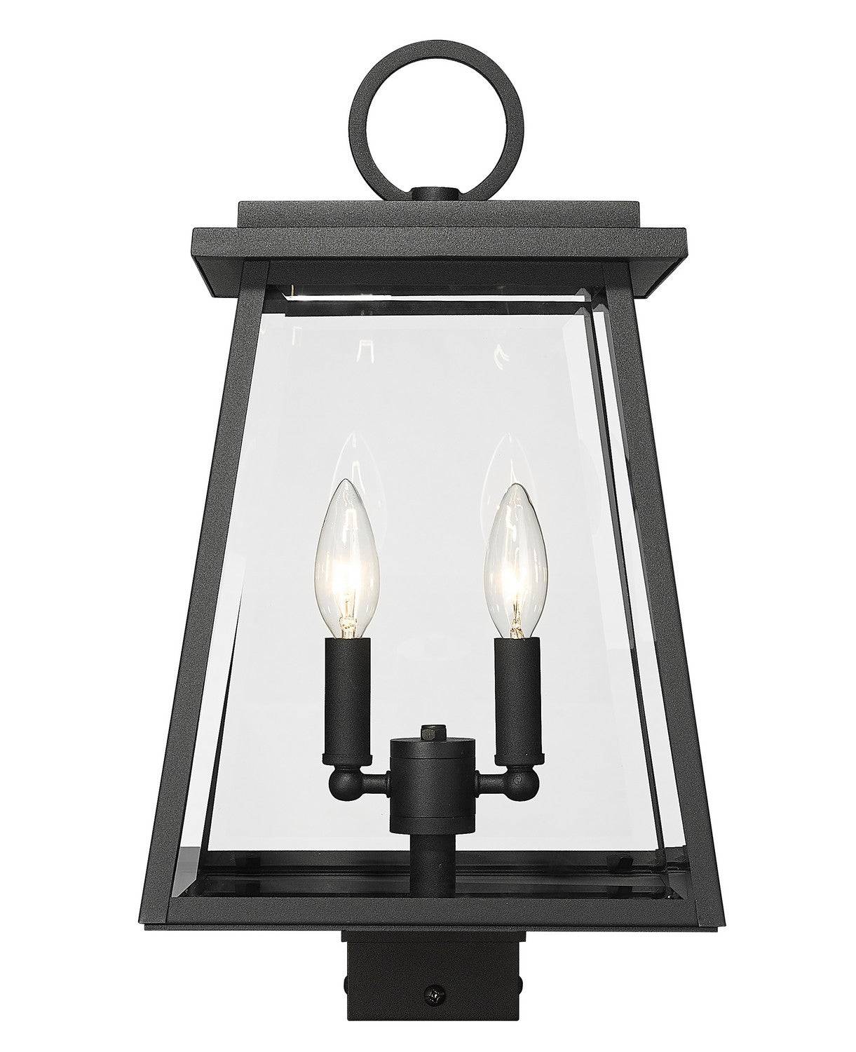 Z-Lite - 521PHMS-BK - Two Light Outdoor Post Mount Fixture - Broughton - Black