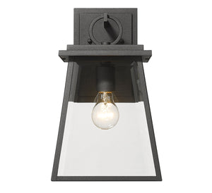 Z-Lite - 521S-BK - One Light Outdoor Wall Light - Broughton - Black