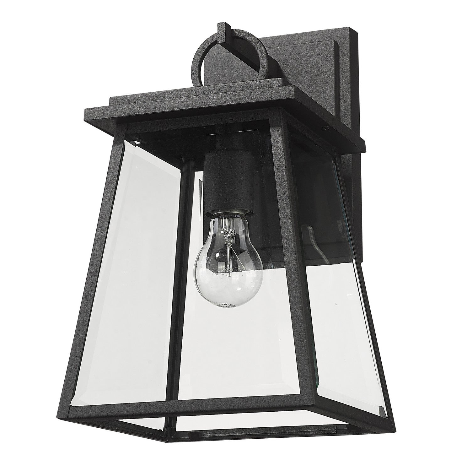 Z-Lite - 521S-BK - One Light Outdoor Wall Mount - Broughton - Black