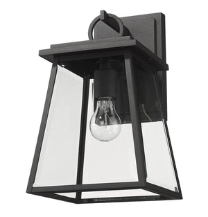 Z-Lite - 521S-BK - One Light Outdoor Wall Light - Broughton - Black