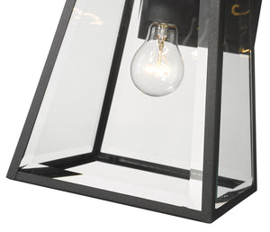 Z-Lite - 521S-BK - One Light Outdoor Wall Light - Broughton - Black