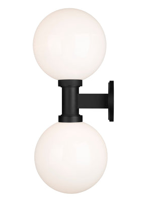 Z-Lite - 597B2-BK - Two Light Outdoor Wall Sconce - Laurent - Black