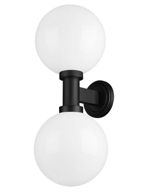 Z-Lite - 597B2-BK - Two Light Outdoor Wall Mount - Laurent - Black