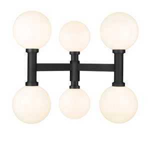 Z-Lite - 597BP6-BK - Six Light Outdoor Post Mount Fixture - Laurent - Black
