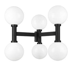 Z-Lite - 597BP6-BK - Six Light Outdoor Post Mount Fixture - Laurent - Black