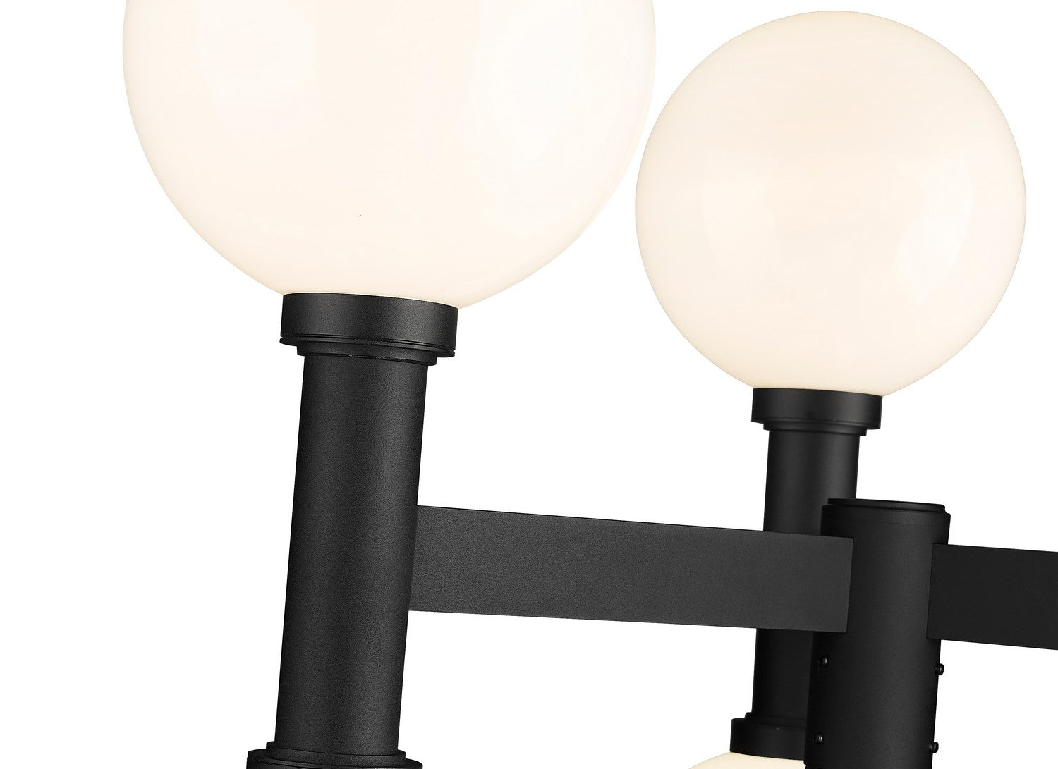 Z-Lite - 597BP6-BK - Six Light Outdoor Post Mount Fixture - Laurent - Black
