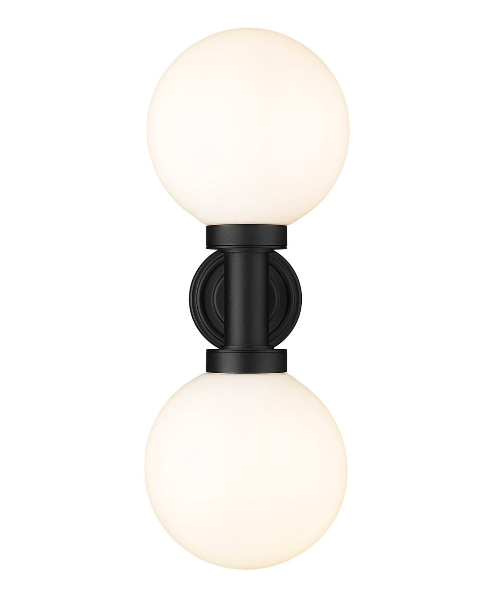 Z-Lite - 597M2-BK - Two Light Outdoor Wall Sconce - Laurent - Black