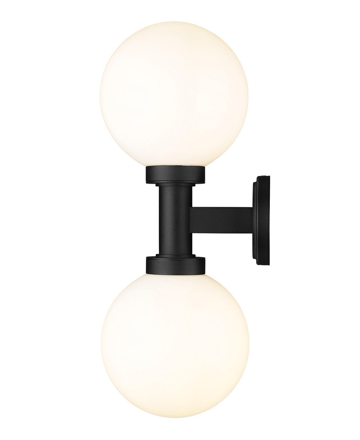 Z-Lite - 597M2-BK - Two Light Outdoor Wall Sconce - Laurent - Black