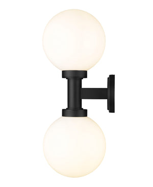 Z-Lite - 597M2-BK - Two Light Outdoor Wall Sconce - Laurent - Black