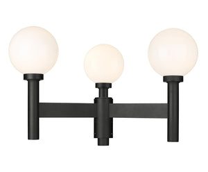Z-Lite - 597MP3-BK - Three Light Outdoor Post Mount Fixture - Laurent - Black