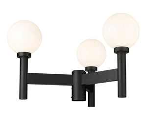 Z-Lite - 597MP3-BK - Three Light Outdoor Post Mount Fixture - Laurent - Black