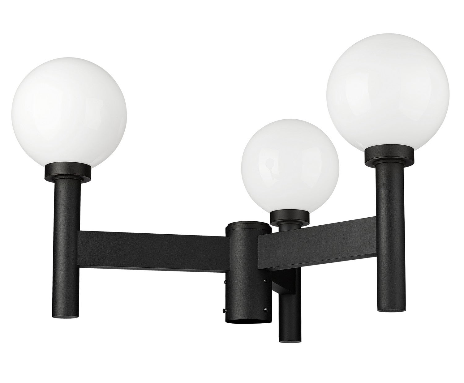 Z-Lite - 597MP3-BK - Three Light Outdoor Post Mount Fixture - Laurent - Black