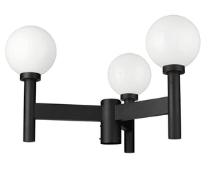 Z-Lite - 597MP3-BK - Three Light Outdoor Post Mount Fixture - Laurent - Black