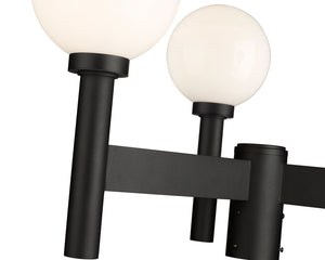 Z-Lite - 597MP3-BK - Three Light Outdoor Post Mount Fixture - Laurent - Black