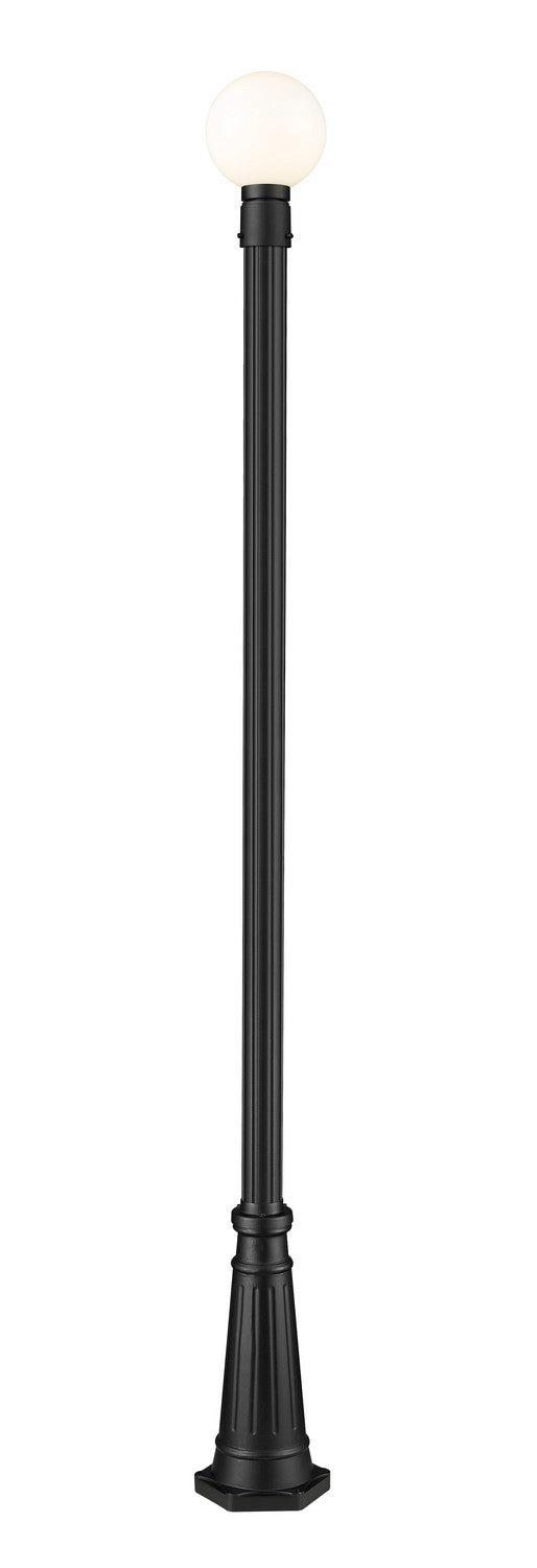 Z-Lite - 597PHM-519P-BK - One Light Outdoor Post Mounted Fixture - Laurent - Black