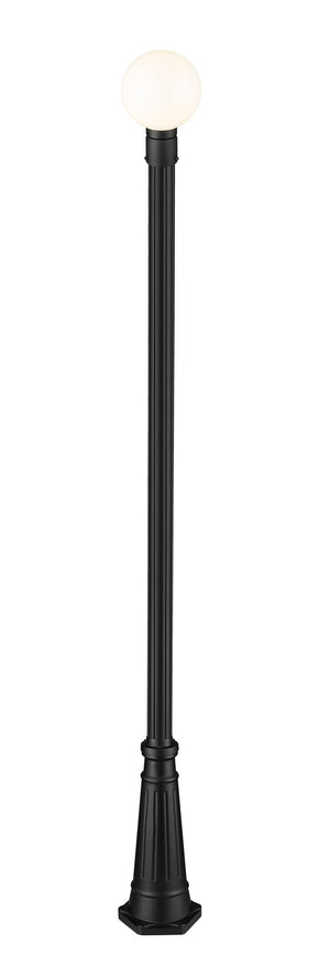 Z-Lite - 597PHM-519P-BK - One Light Outdoor Post Mounted Fixture - Laurent - Black