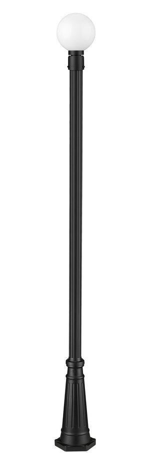 Z-Lite - 597PHM-519P-BK - One Light Outdoor Post Mounted Fixture - Laurent - Black