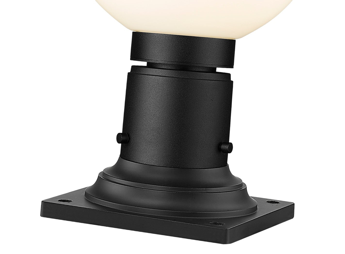 Z-Lite - 597PHM-533PM-BK - One Light Outdoor Pier Mounted Fixture - Laurent - Black