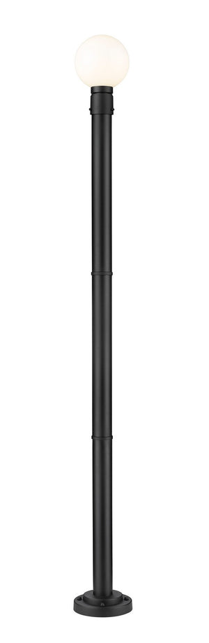 Z-Lite - 597PHM-567P-BK - One Light Outdoor Post Mounted Fixture - Laurent - Black