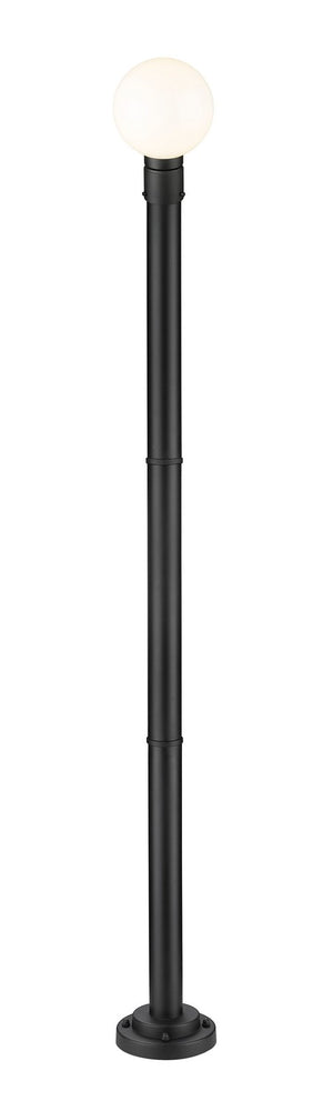 Z-Lite - 597PHM-567P-BK - One Light Outdoor Post Mounted Fixture - Laurent - Black