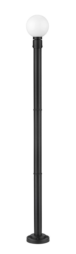 Z-Lite - 597PHM-567P-BK - One Light Outdoor Post Mounted Fixture - Laurent - Black